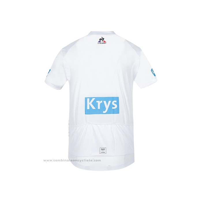 2021 Maillot Cyclisme Tour de France Blanc Manches Courtes et Cuissard
